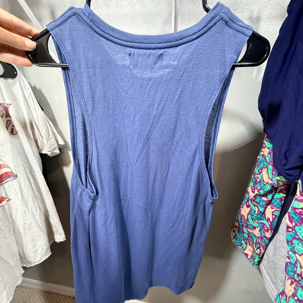 Beachbody #GirlBoss Muscle Tee Blue Sleeveless Tank Womens L - Picture 3 of 3
